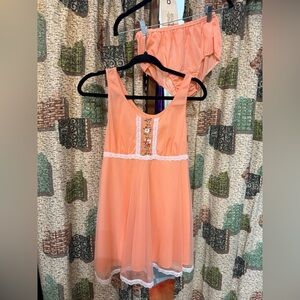 Vintage Early 1970’s Babydoll Lingerie Set